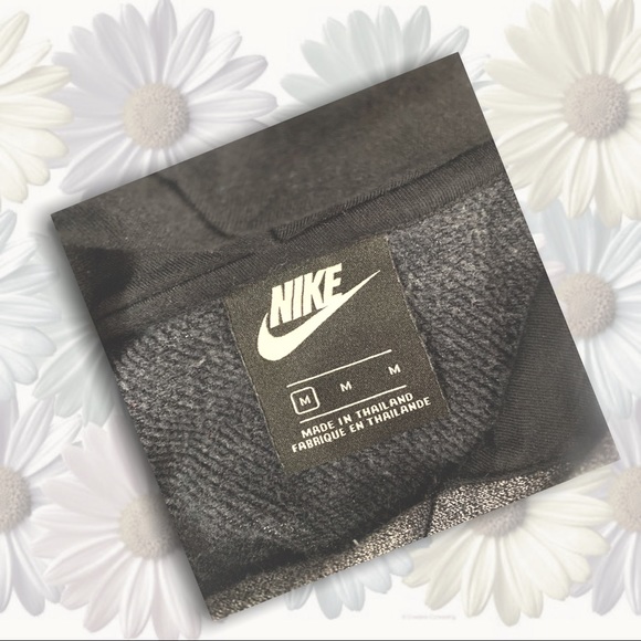 Nike Charcoal Hoodie - M - Embroidered Logo - Picture 5 of 13
